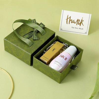 Colorful Cosmetic Gift Box For Lip Gross Hand Scream Skin Care Drawer Paper Box