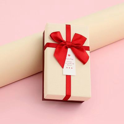 Two Pieces Cosmetic Box Packaging Lip Gloss Custom Boxes With Ribbon