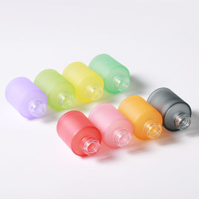 15ml 20ml 30ml 50ml 60ml Blue Orange Pink Purple Yellow Green Essential Oil Glass Dropper Bottle With Logo for Face Cream