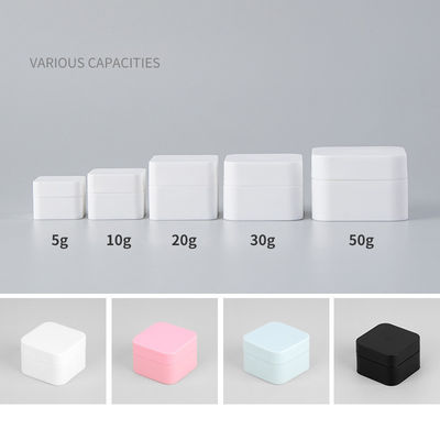 OEM/ODM Acceptable 1oz 2oz 5g 10g 20g 30ml 50ml Gold Lid Empty Plastic PP Nail Gel Jar for Screen Printing